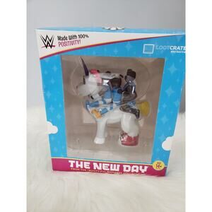 NEW The New Day Riding Unicorn WWE Loot Crate Exclusive Figure Booty-ful Moments
